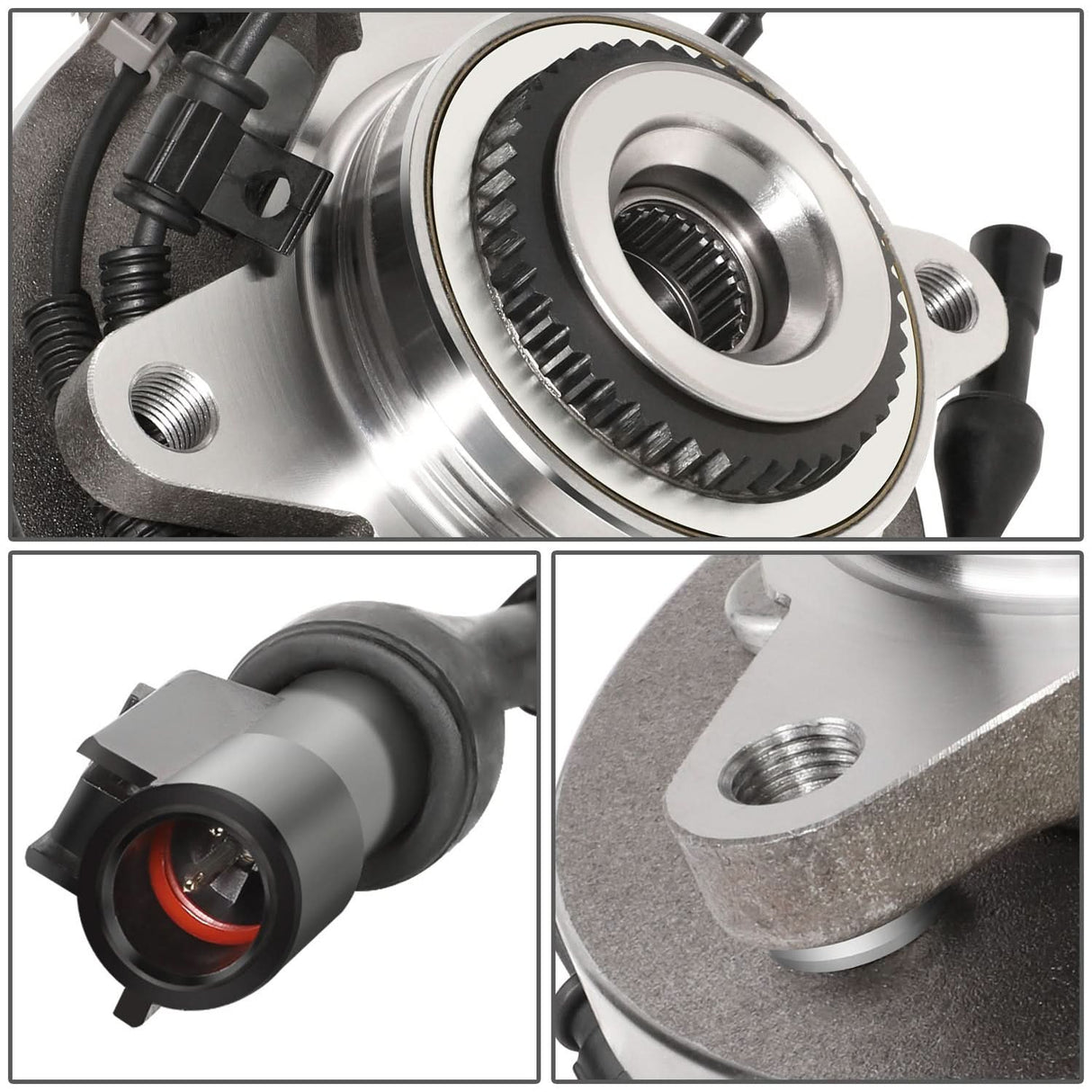 2009-2010 Ford F-150 Front Wheel Hub & Bearing Assembly Set 4WD 6-Lug