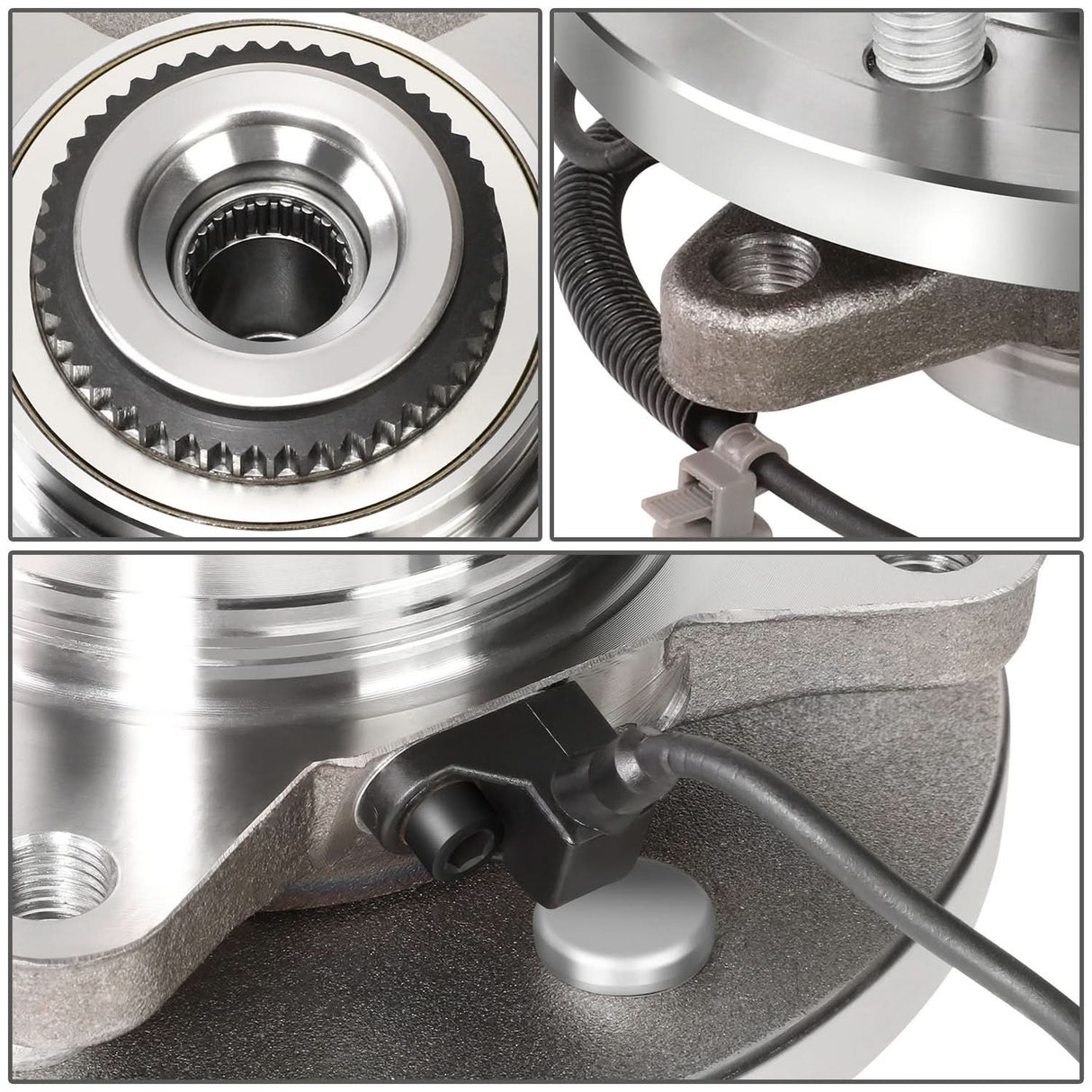 2009-2010 Ford F-150 Front Wheel Hub & Bearing Assembly Set 4WD 6-Lug