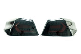 OLM Evolution Tail Lights Smoked Lens Black Base Red Bar 15+ WRX STI