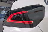 OLM Spec CR Tail Lights Smoked Lens Black Base 2015-2021 Subaru WRX & STI