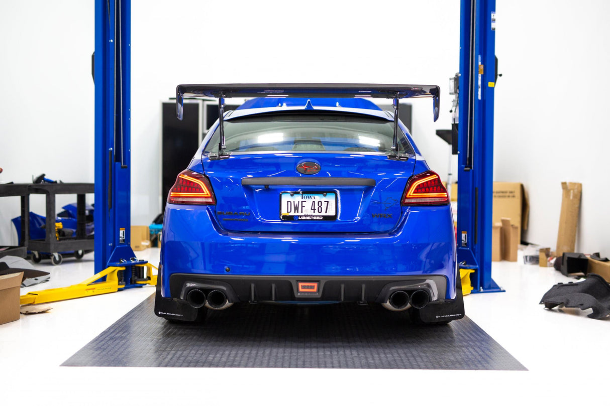 OLM Spec CR Tail Lights Red Lens Black Base 2015-2021 Subaru WRX & STI