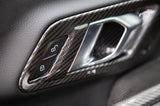 OLM LE Carbon Fiber Door Lock Panel Cover Set 2020+ GR Supra