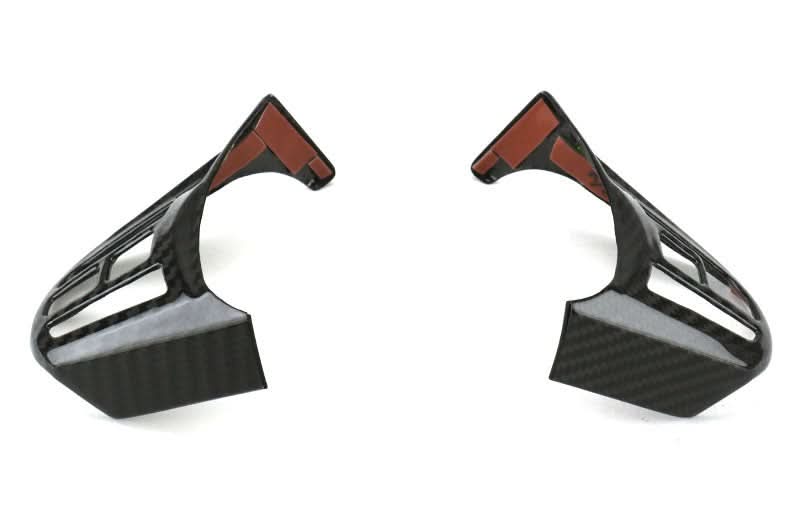 OLM LE Carbon Fiber Steering Wheel Covers (4pc set) 2020+ GR Supra