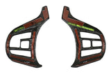 OLM LE Carbon Fiber Steering Wheel Covers (4pc set) 2020+ GR Supra