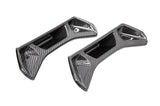 OLM LE Carbon Fiber Seat Chrome Delete Covers (2pc) 2020+ GR Supra