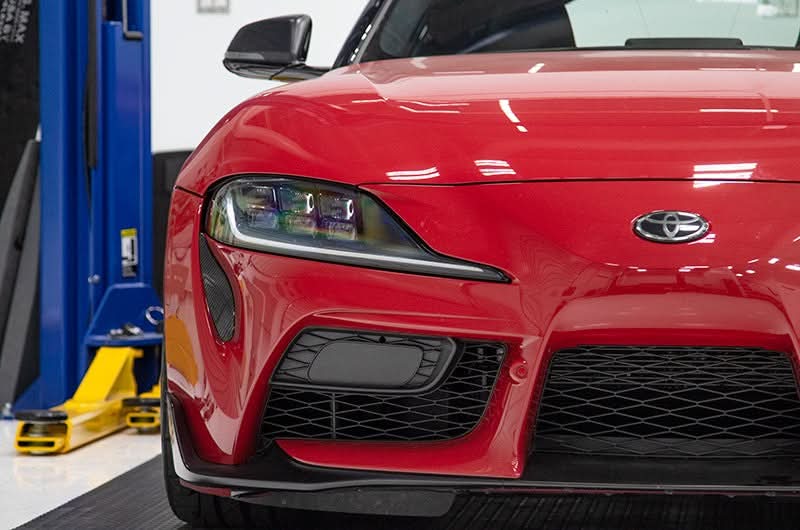 OLM LE Carbon Fiber Front Bumper Vents Covers 2020+ GR Supra