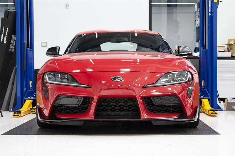 OLM LE Carbon Fiber Front Bumper Vents Covers 2020+ GR Supra