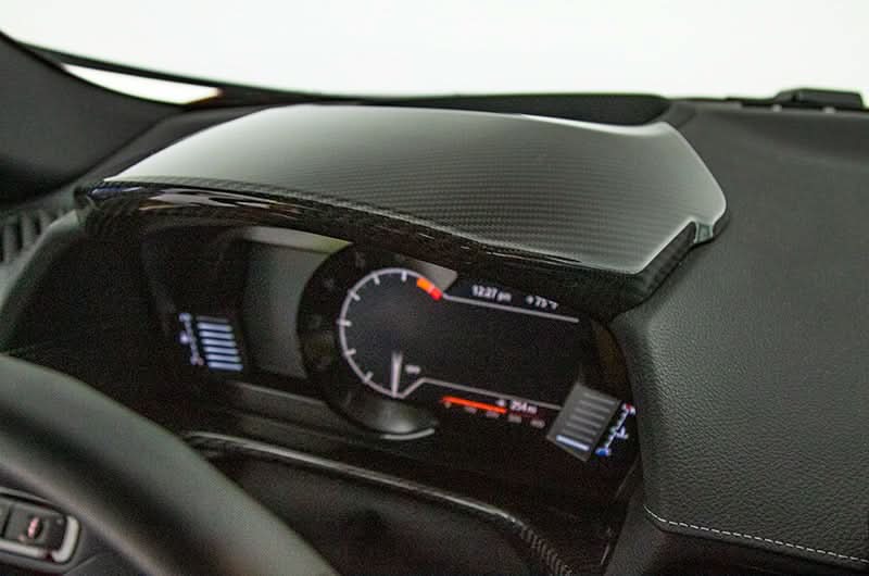 OLM LE Carbon Fiber Upper Speedometer Cluster Cover 2020+ GR Supra