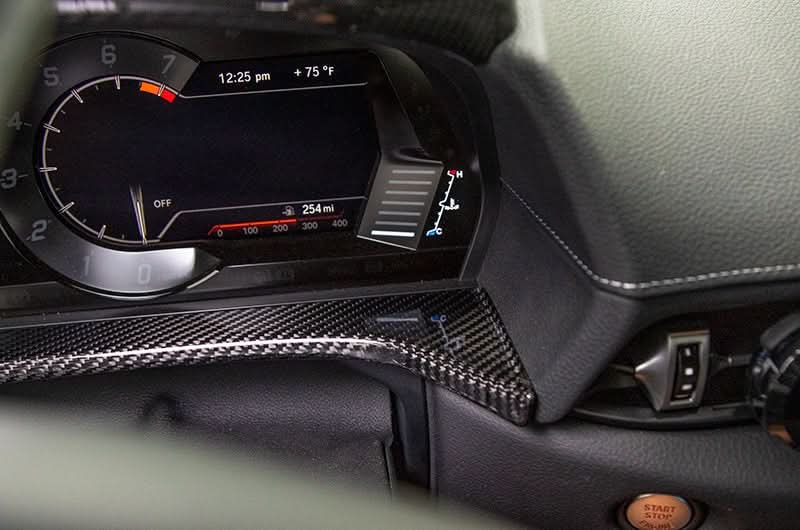 OLM LE Carbon Fiber Lower Speedometer Cluster Cover 2020+ GR Supra