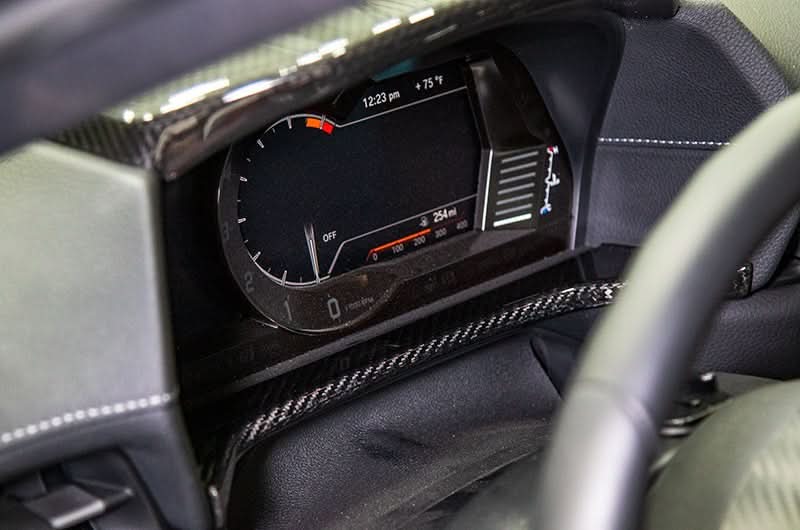 OLM LE Carbon Fiber Lower Speedometer Cluster Cover 2020+ GR Supra