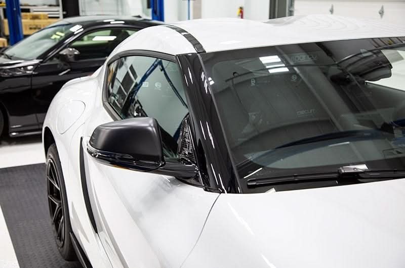 OLM LE Carbon Fiber Roof Rain Channel Covers 2020+ GR Supra