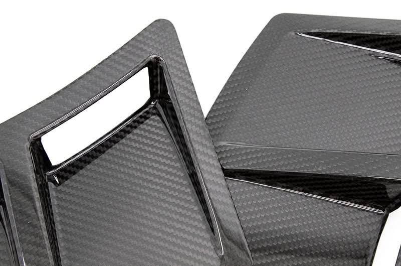 OLM S207 Style Carbon Fiber Bumper Vent Inserts - 2015-2021 WRX / STI
