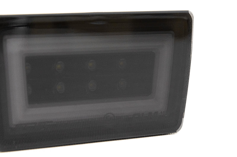 OLM F1 NB+R V2 (Smoke Lens, Gloss Black Base, White Bar) 2015-2020 WRX / STI