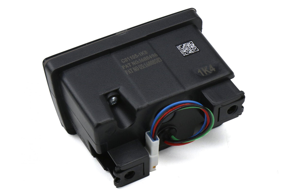 OLM F1 NB+R V2 (Smoke Lens, Gloss Black Base, Red Bar) 2015-2020 WRX / STI