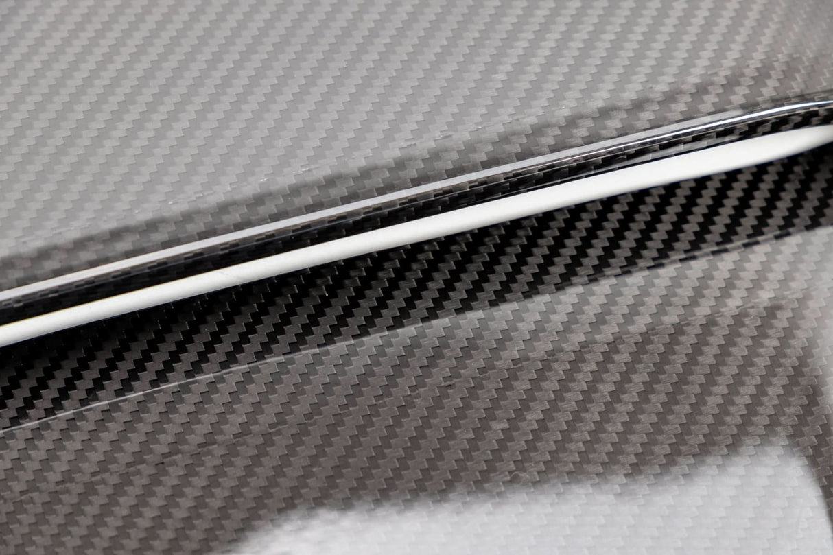 OLM LE Carbon Fiber Hood Scoop Cover - 2017 - 2021 Honda Civic Type R