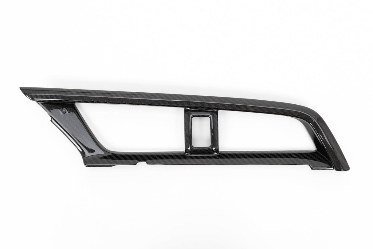 OLM LE Carbon Fiber Center Climate Control Vent Cover 16-21 Honda Civic 16-21Honda Civic Type R