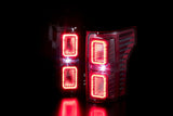 F150 Tail Lights For 15-20 Ford F-150 Tail Lights Red Infinite Series Sold as Set OLM