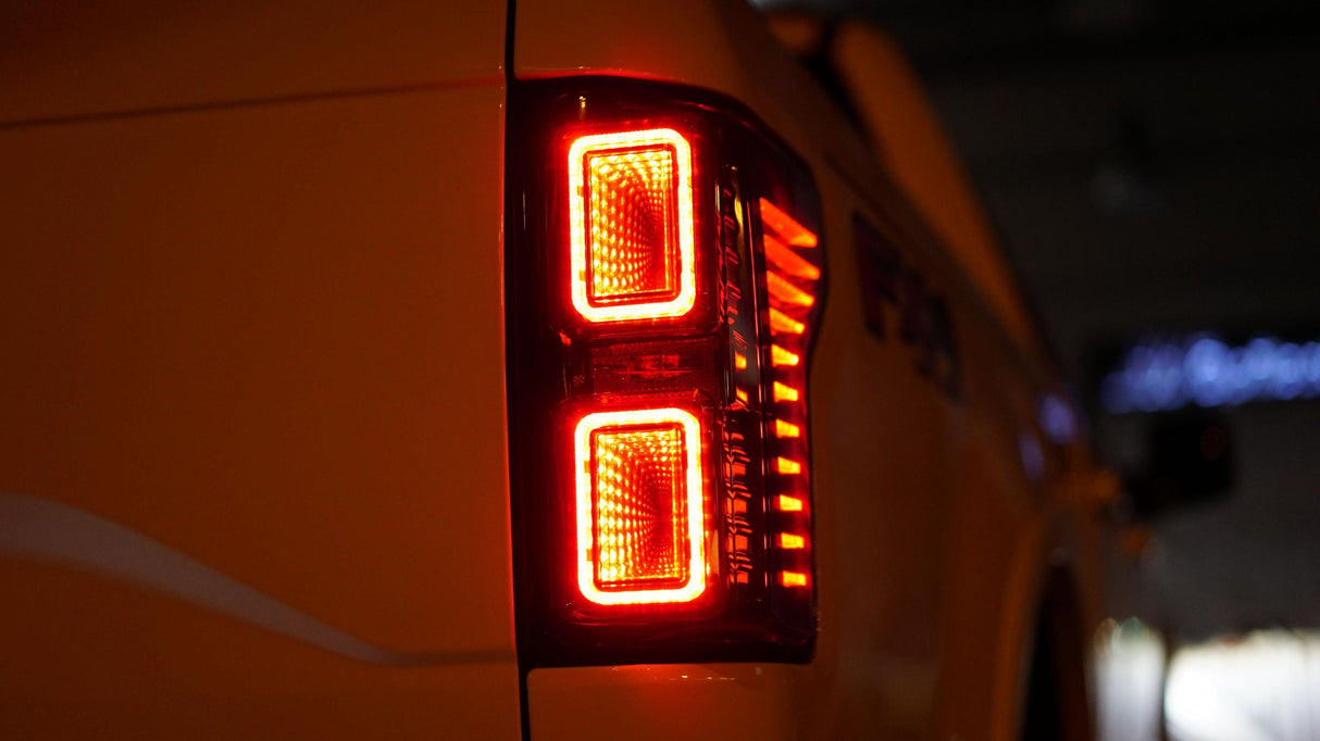 F150 Tail Lights For 15-20 Ford F-150 Tail Lights Red Infinite Series Sold as Set OLM