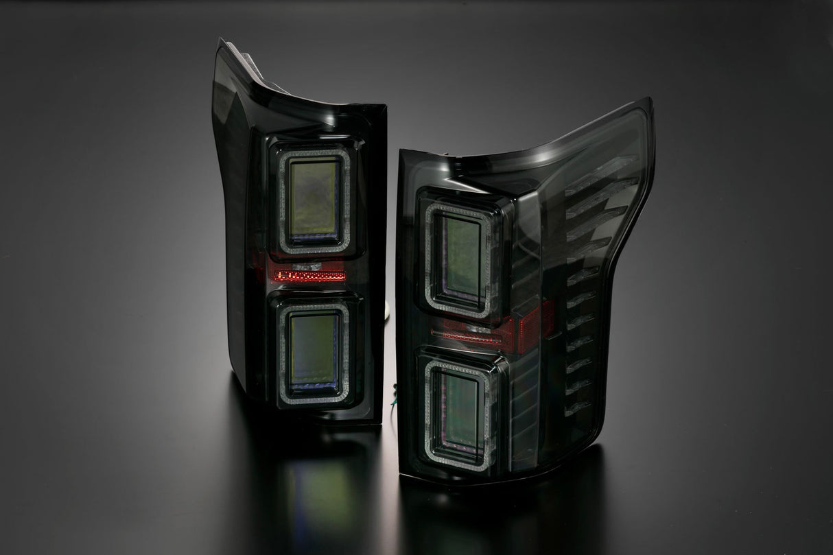 F150 Tail Lights For 15-20 Ford F-150 Tail Lights Smoked Infinite Series Sold as Set OLM