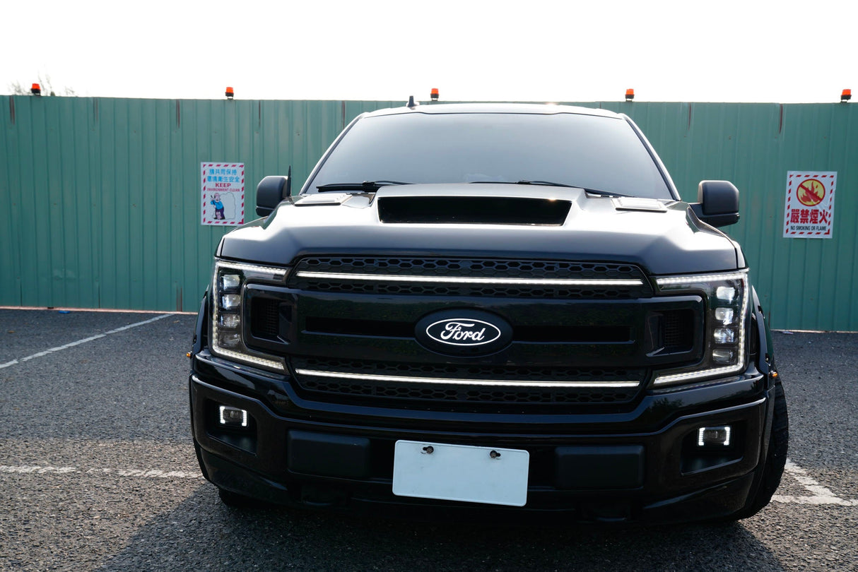 Ford F150 Headlights For 18-20 F150 White DRL Gen 2 Infinite Series Sold As Set OLM