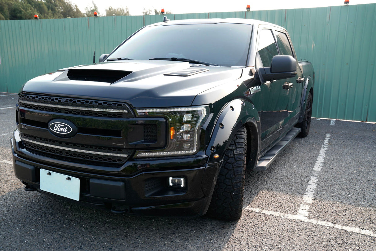 Ford F150 Headlights For 18-20 F150 White DRL Gen 2 Infinite Series Sold As Set OLM