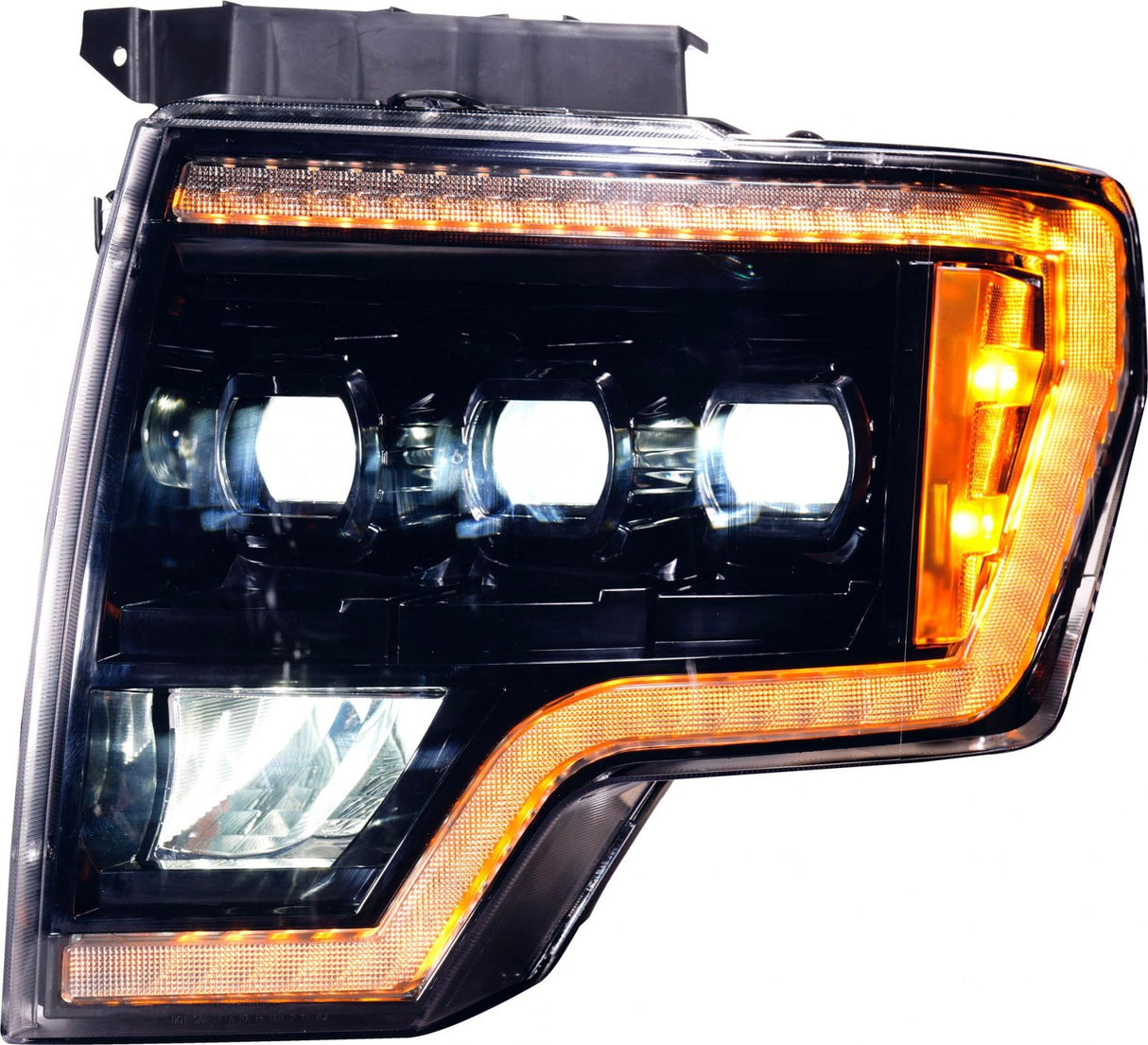 Ford F150 Headlights For 0-14 F150 Amber DRL Infinite Series Sold As Set OLM