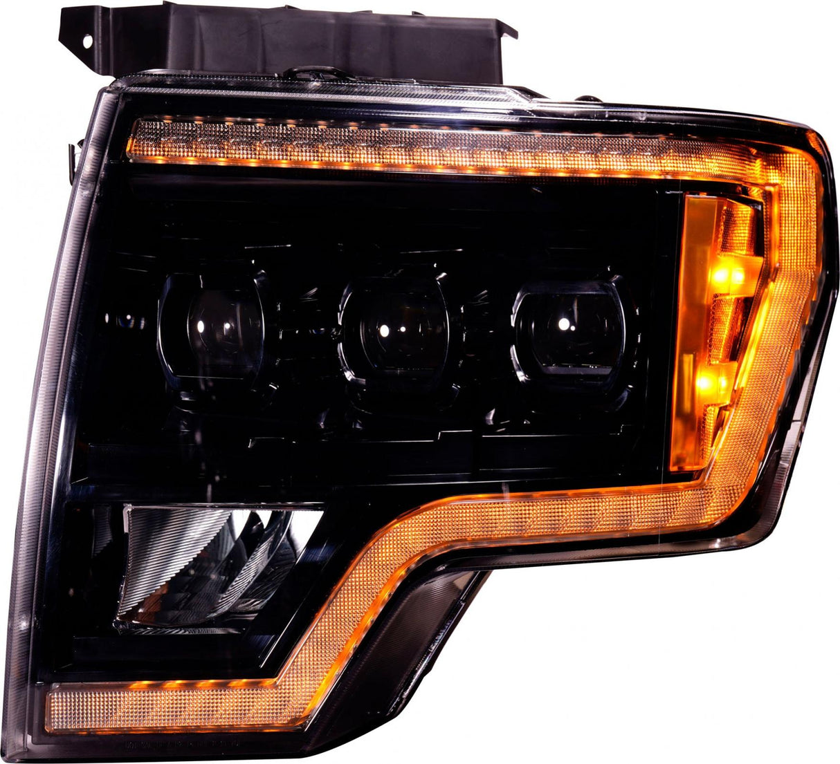 Ford F150 Headlights For 0-14 F150 Amber DRL Infinite Series Sold As Set OLM