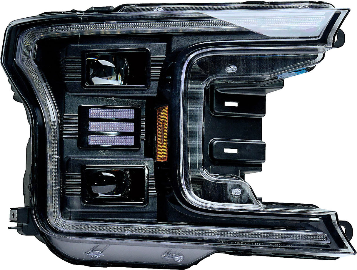 Ford F150 Headlights For 18-19 F150 White DRL Essential Series Sold As Set OLM