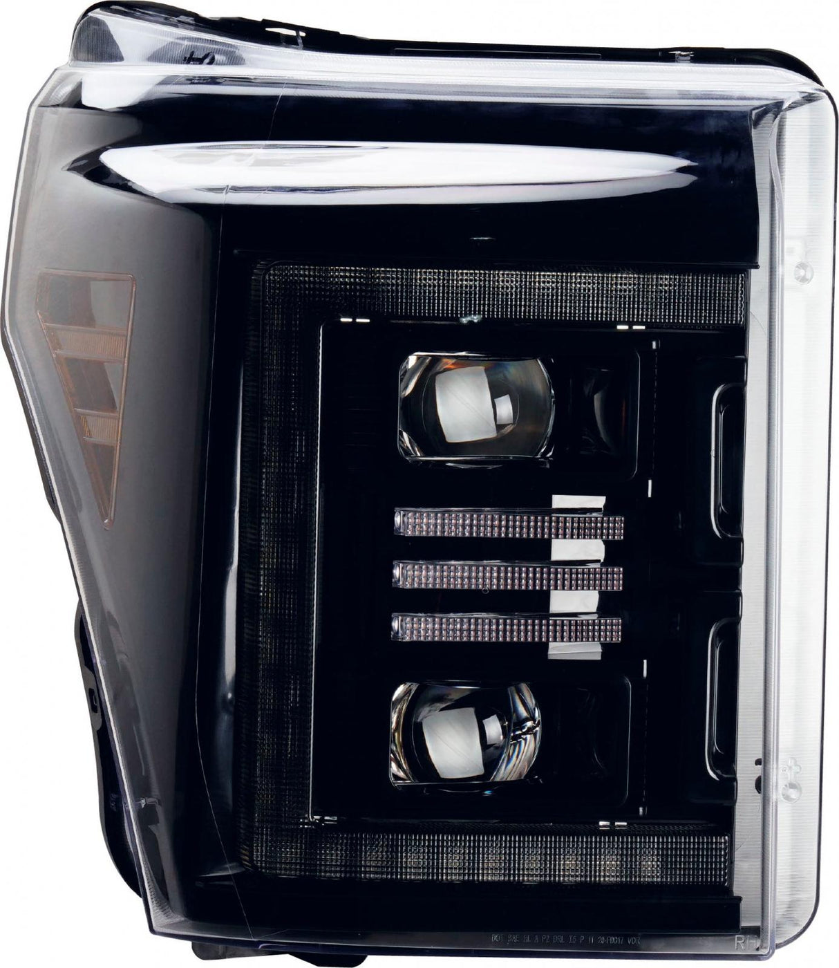 F250 Headlights For 11-16 Ford Super Duty White DRL Essential Series Sold As Set OLM