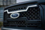 Ford F150 Grille Lights For 15-17 Ford F-150 Black W/White DRL Infinite Series OLM