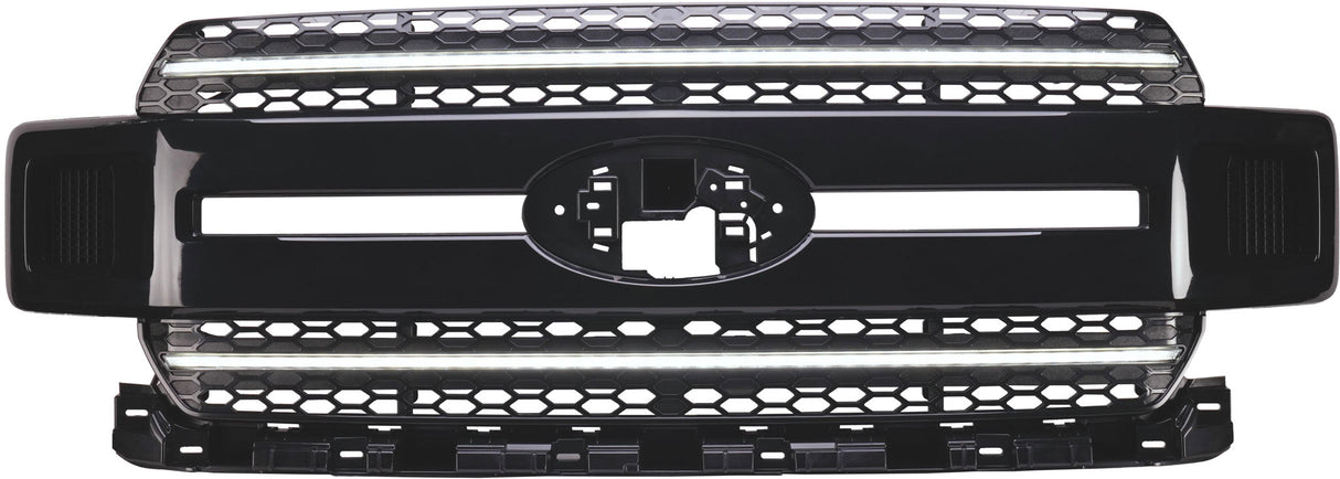 Ford F150 Grille Lights For 18-20 Ford F-150 Black W/White DRL Essential Series OLM