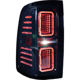 Dodge Ram Tail Lights For 09-18 RAM Smoked/Smoked DRL Infinite Series Sold As Set OLM