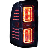Dodge Ram Tail Lights For 09-18 RAM Smoked/Smoked DRL Infinite Series Sold As Set OLM