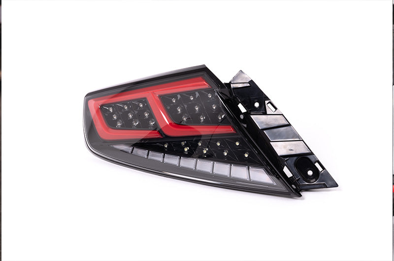 OLM Spec-AR LED Taillights Clear Lens Black Base Red Bar 2022+ WRX