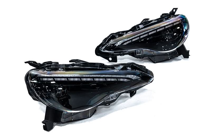 OLM Gamma Series RGB Headlights w Honeycomb Demon Eye 2013-2021 FR-S BRZ 86
