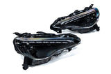 OLM Gamma Series RGB Headlights w Honeycomb Demon Eye 2013-2021 FR-S BRZ 86