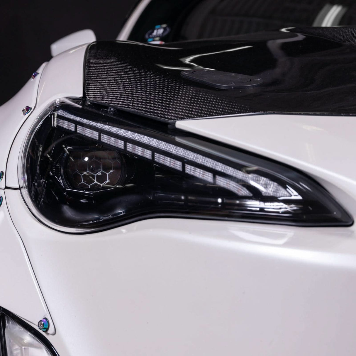 OLM Gamma Series RGB Headlights w Honeycomb Demon Eye 2013-2021 FR-S BRZ 86