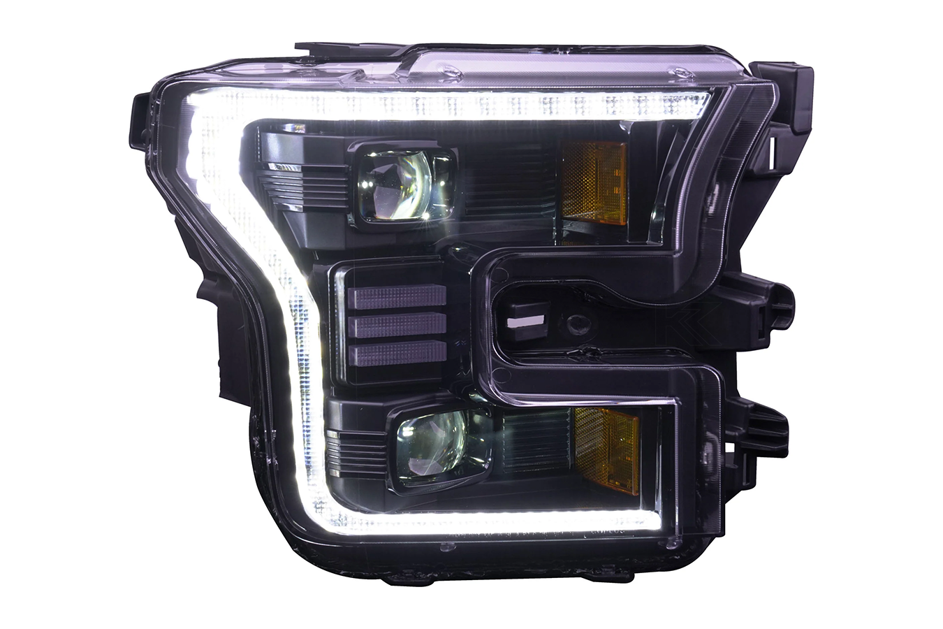 Ford F150 Gen 2 Clear with White DRL Essential Series Led Headlights (2015 - 2017)