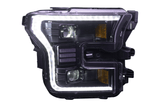 Ford F150 Gen 2 Clear with White DRL Essential Series Led Headlights (2015 - 2017) - K2 Industries