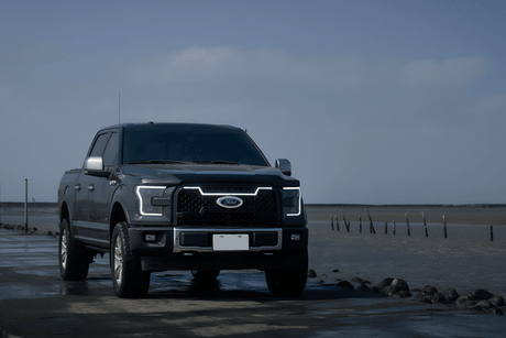 Ford F150 Gen 2 Clear with White DRL Essential Series Led Headlights (2015 - 2017) - K2 Industries