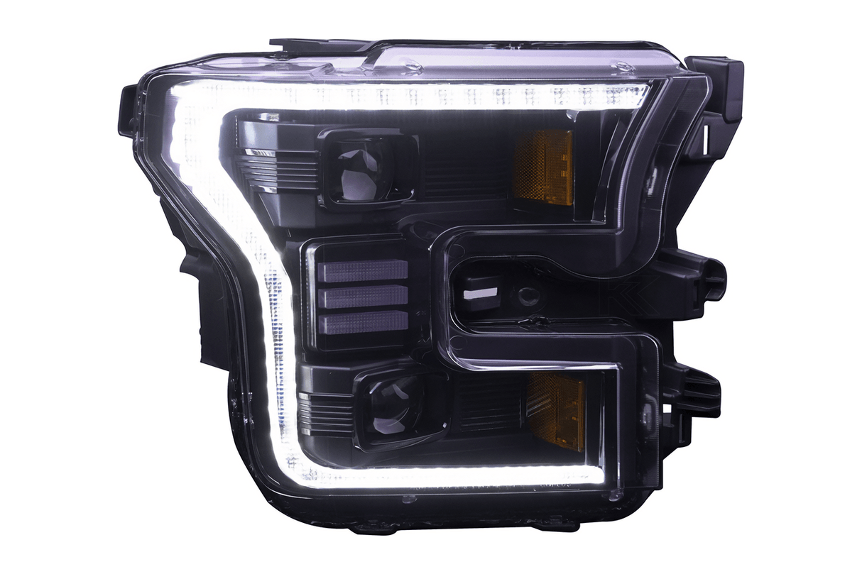 Ford F150 Gen 2 Clear with White DRL Essential Series Led Headlights (2015 - 2017) - K2 Industries