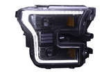 Ford F150 Gen 2 Clear with White DRL Essential Series Led Headlights (2015 - 2017) - K2 Industries