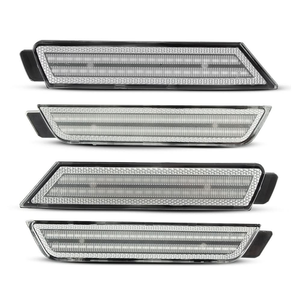 2010-2015 Chevrolet Camaro Clear White LED Side Markers Set