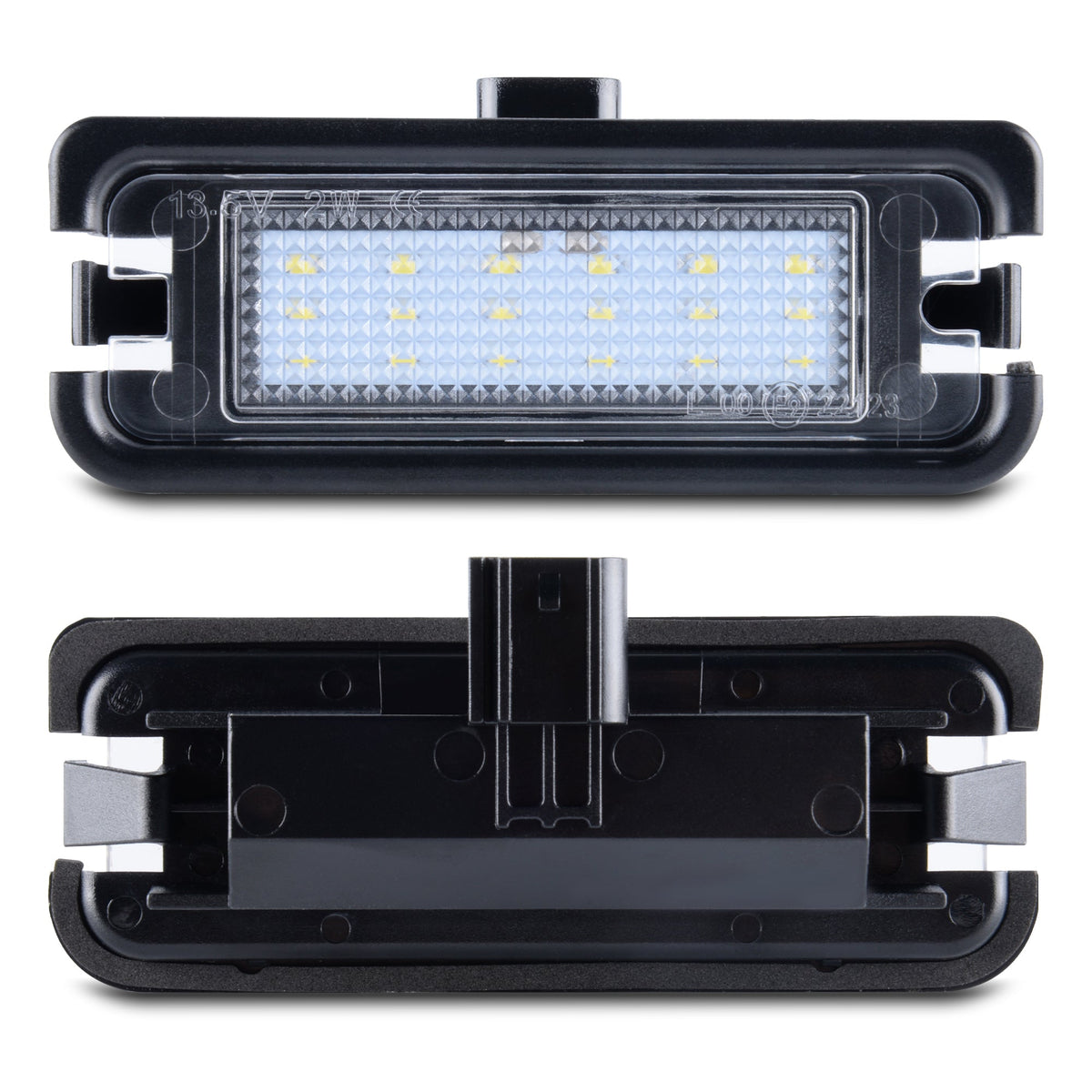 2015-2023 Mustang Rear Bumper License Plate White LED Lights Socket Replacement