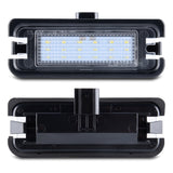 2015-2023 Mustang Rear Bumper License Plate White LED Lights Socket Replacement