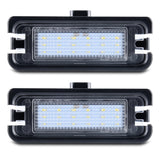 2015-2023 Mustang Rear Bumper License Plate White LED Lights Socket Replacement