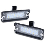 2015-2023 Mustang Rear Bumper License Plate White LED Lights Socket Replacement