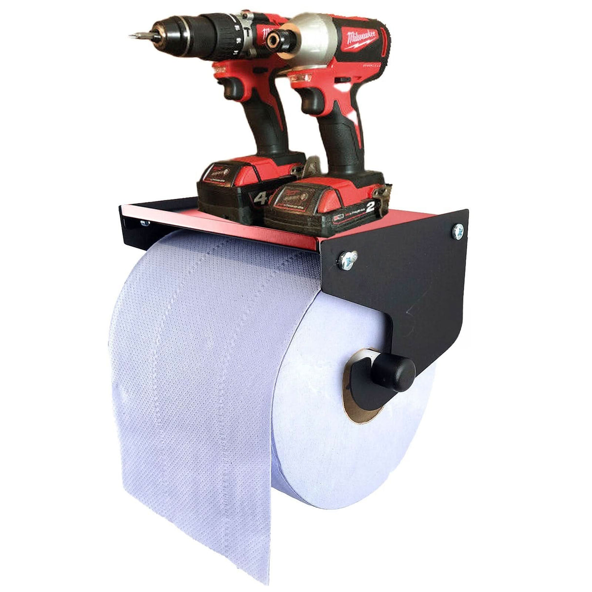 Van Mountable Blue Roll Paper Towel Holder Dispenser Stop Brake Office Cleaning