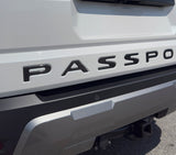 Liftgate Letter Inserts Fits 2026-2027 Honda Passport