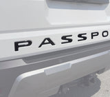 Liftgate Letter Inserts Fits 2026-2027 Honda Passport